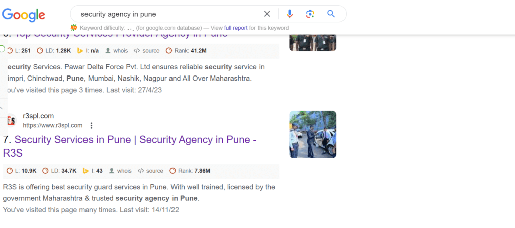 security agency pune